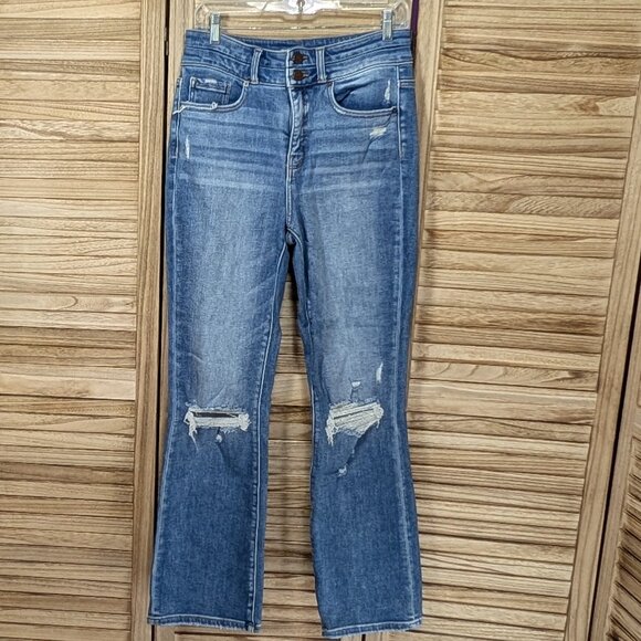 BKE Billie Distressed Blue Jeans Size 30 x 31.5 - Picture 1 of 14
